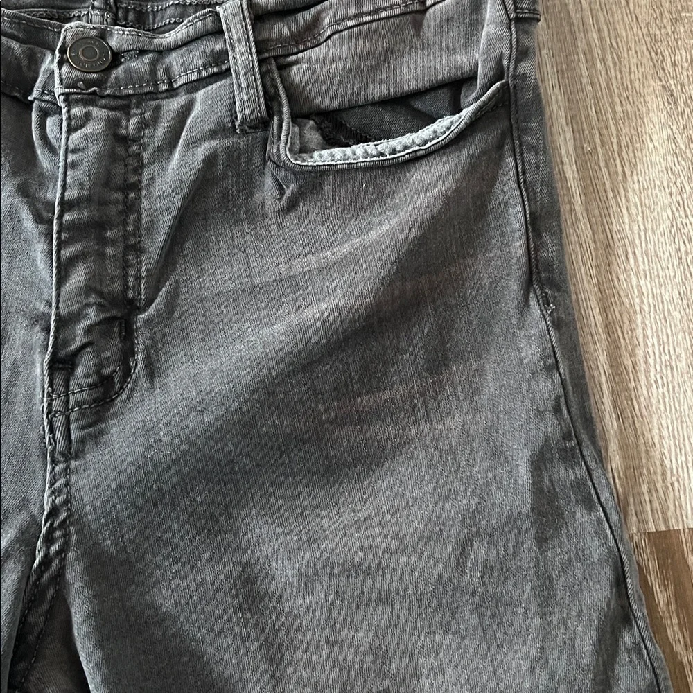 Flying Monkey Gray Faded Mid Rise Skinny Denim Size 30